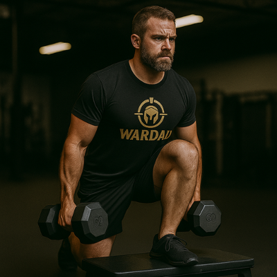 WarDad Level: Leg dumbbell weight training