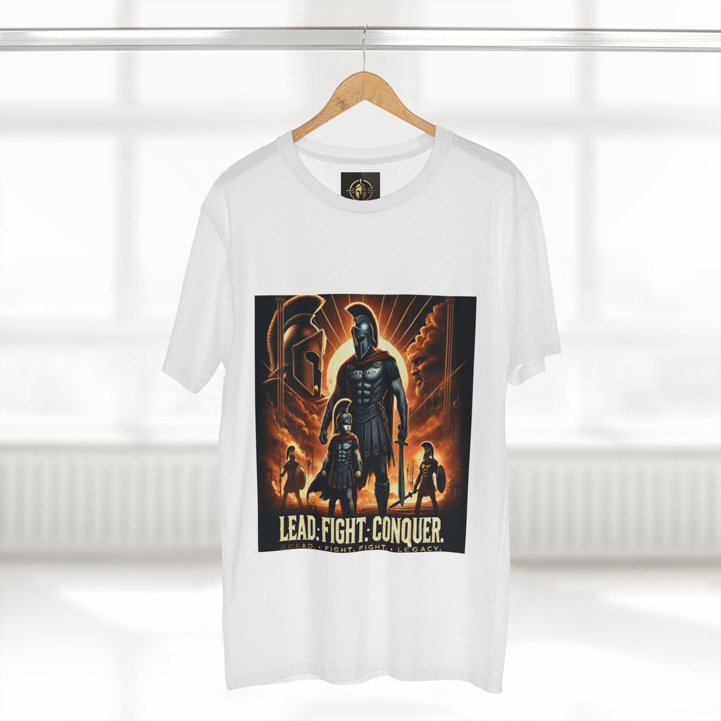 WarDad Spartan Warrior T-Shirt 2nd edition– Lead. Fight. Conquer.