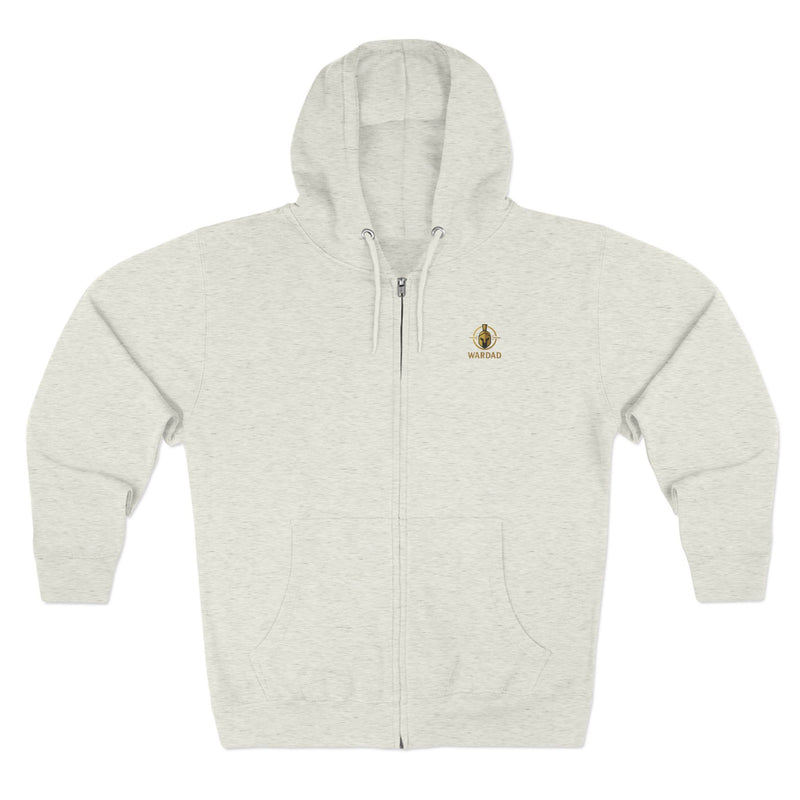 WarDad Strength Zip-Up Hoodie - Silent Strength Edition