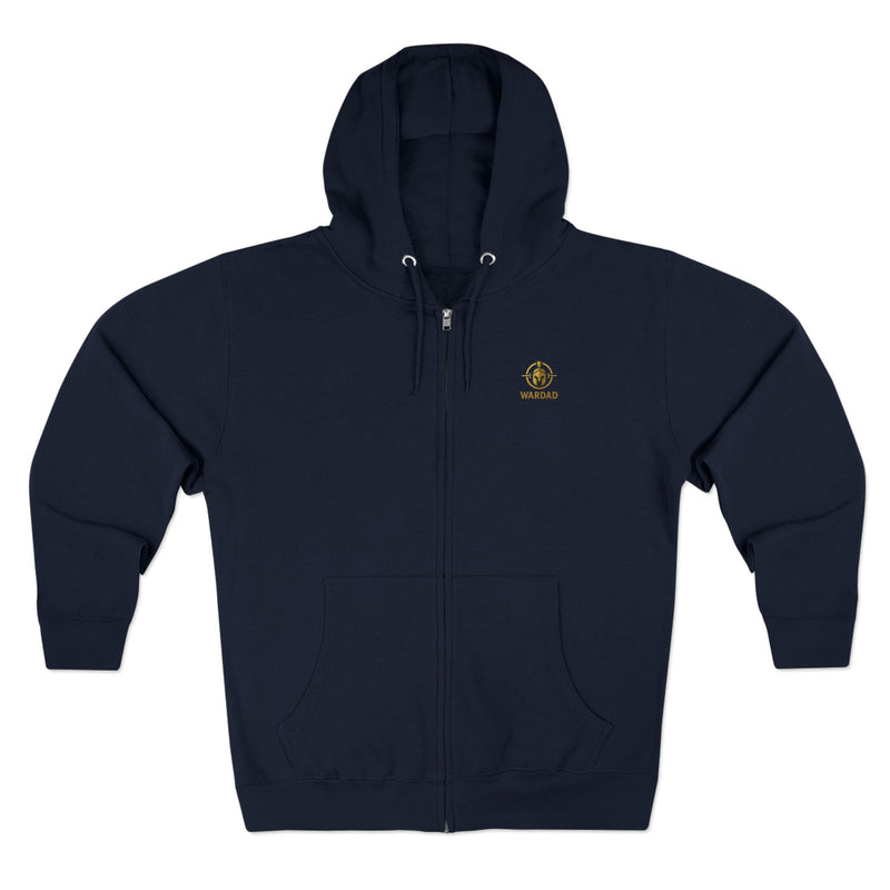 WarDad Strength Zip-Up Hoodie - Silent Strength Edition