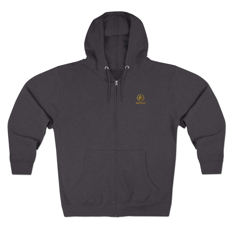 WarDad Strength Zip-Up Hoodie - Silent Strength Edition