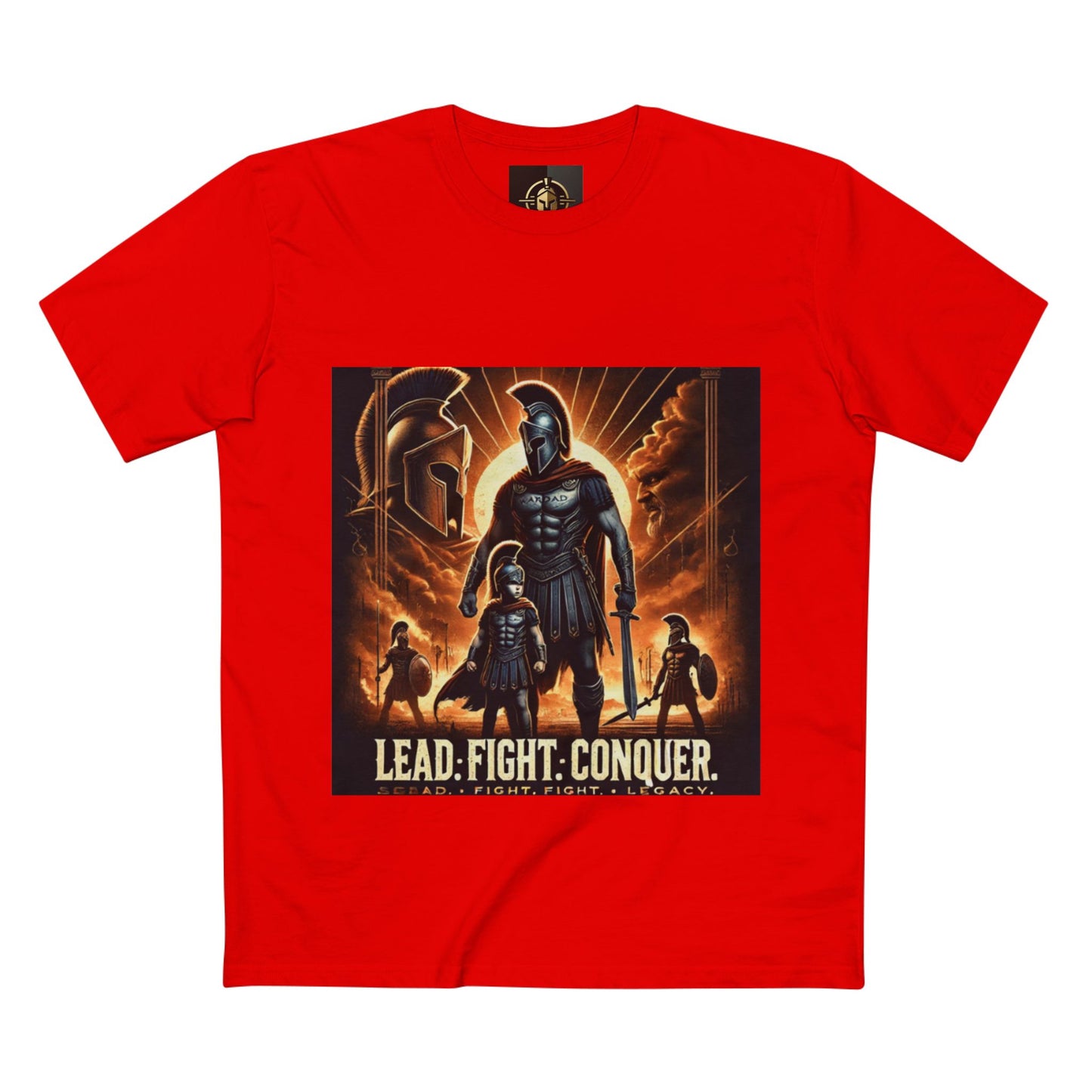 WarDad Spartan Warrior T-Shirt 2nd edition– Lead. Fight. Conquer.