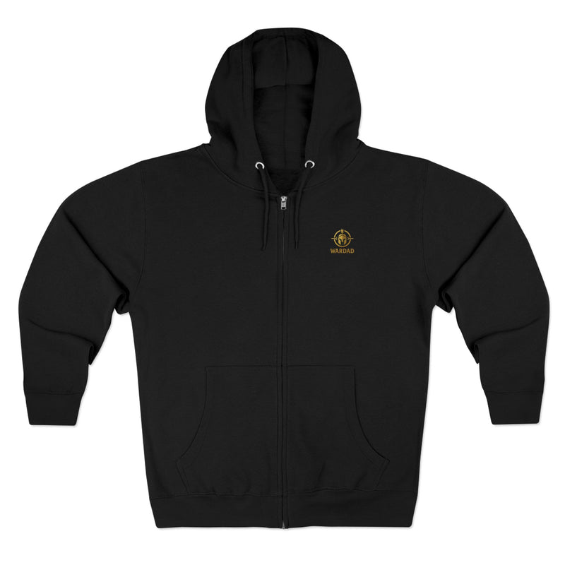 WarDad Strength Zip-Up Hoodie - Silent Strength Edition