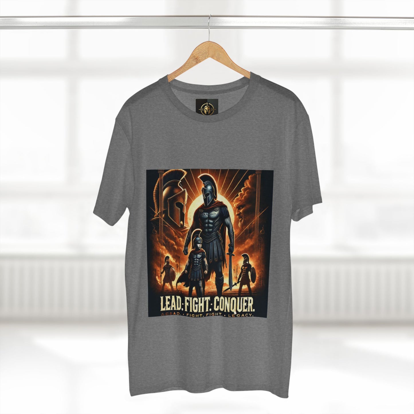 WarDad Spartan Warrior T-Shirt 2nd edition– Lead. Fight. Conquer.