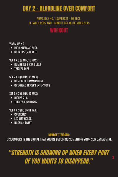 WarDad 30-Day Workout Plan – Rebuild the Warrior Within