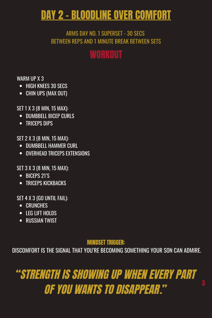 WarDad 30-Day Workout Plan – Rebuild the Warrior Within