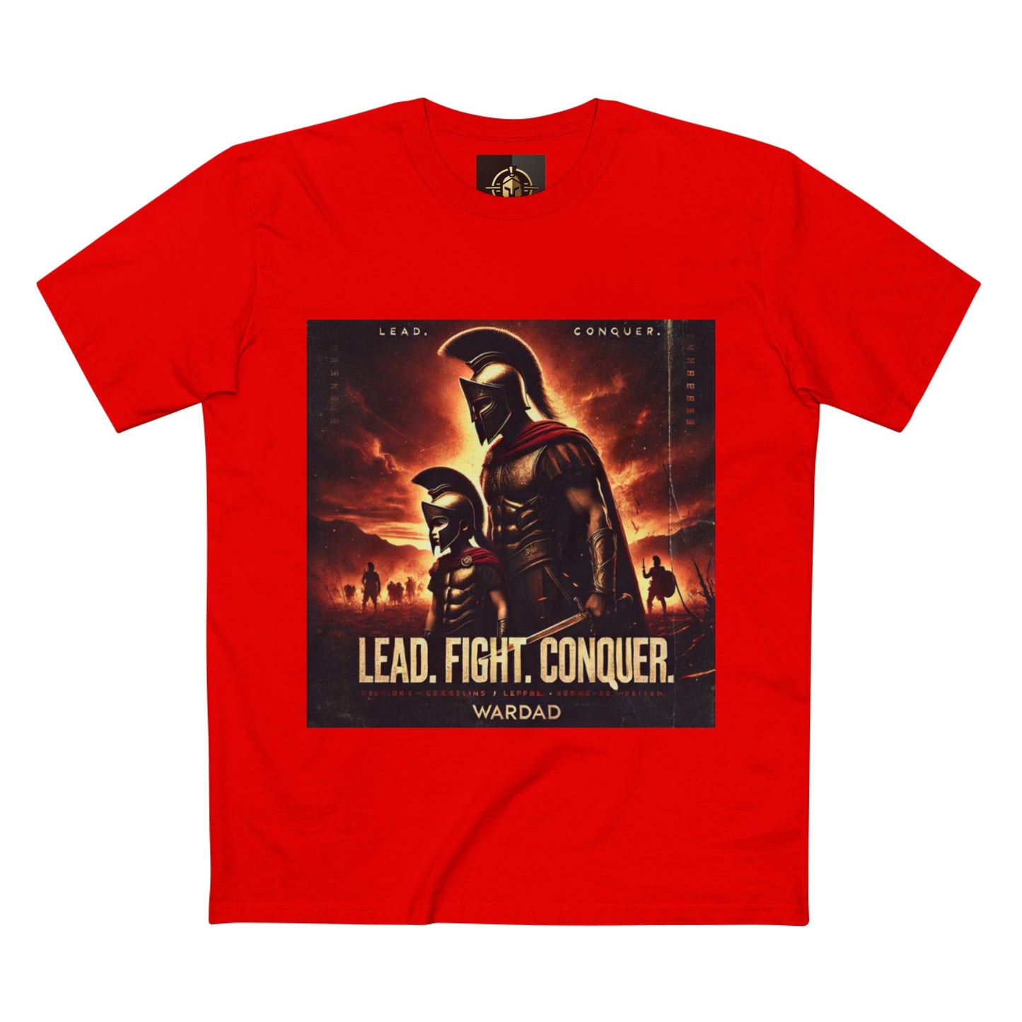 WarDad Spartan Warrior T-Shirt – Lead. Fight. Conquer.