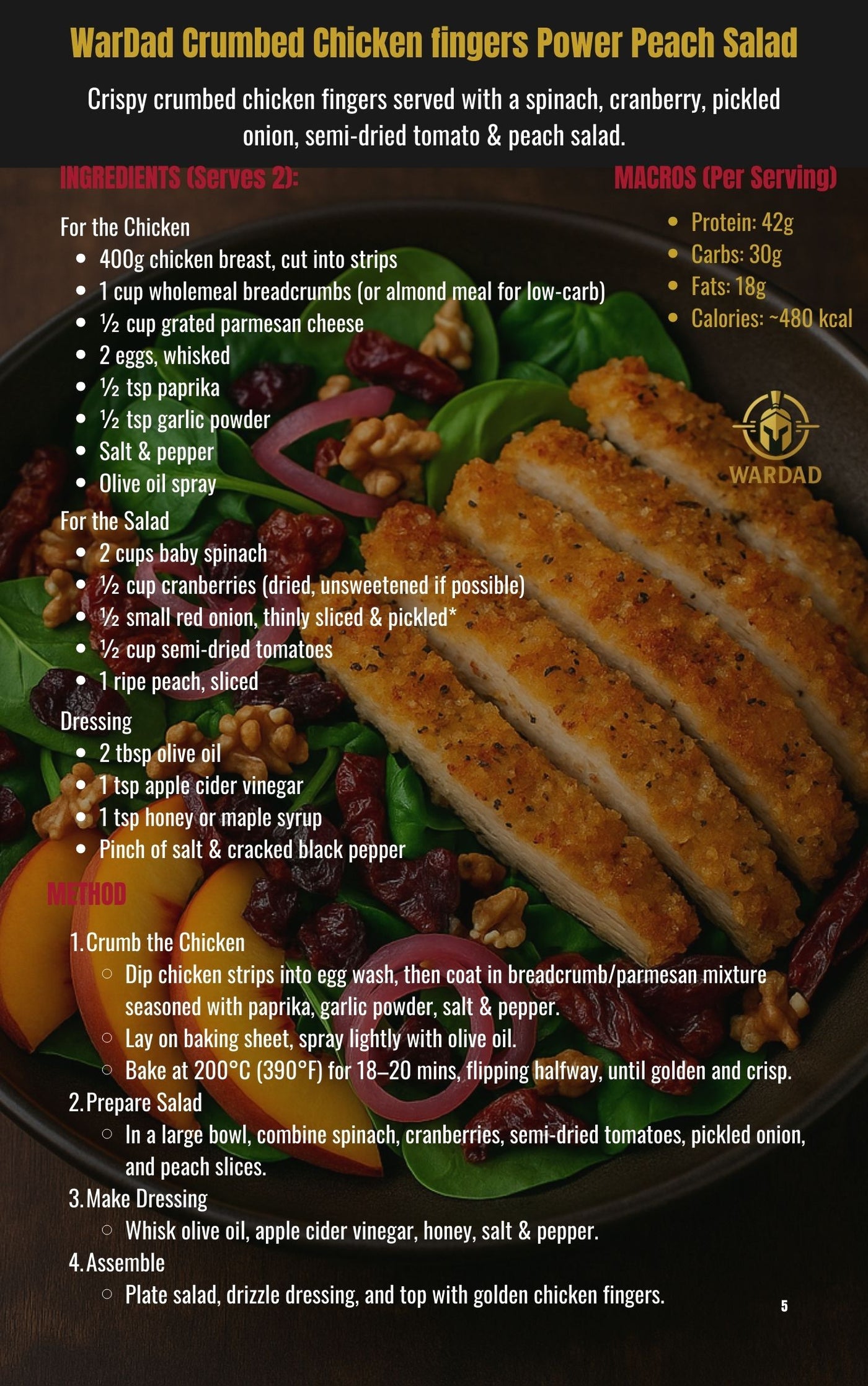 WarDad Cookbook #1: Fuel Like a Warrior