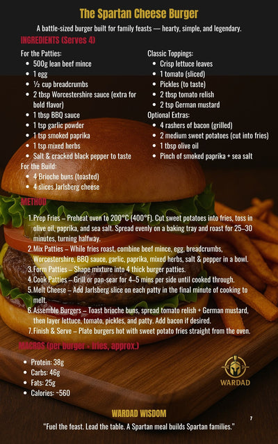 WarDad Cookbook #1: Fuel Like a Warrior