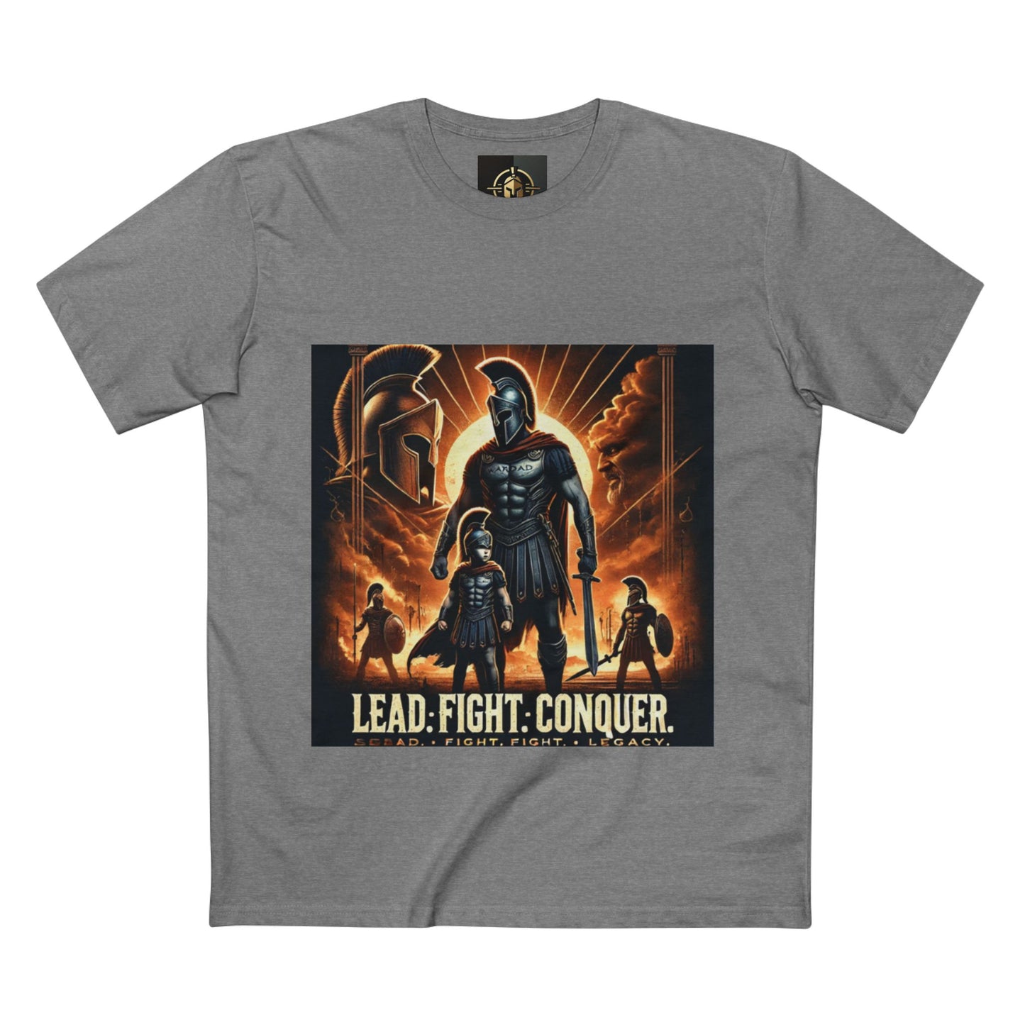 WarDad Spartan Warrior T-Shirt 2nd edition– Lead. Fight. Conquer.