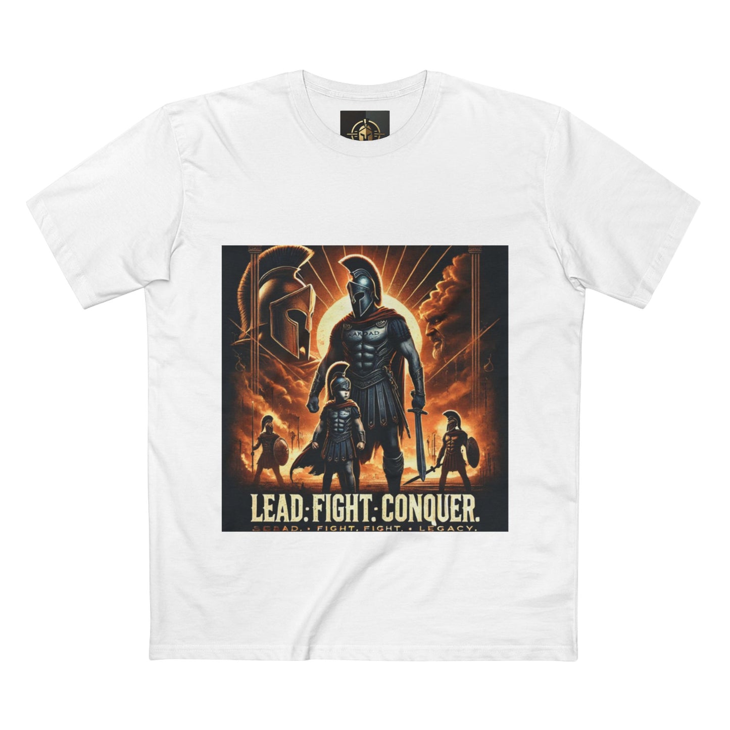 WarDad Spartan Warrior T-Shirt 2nd edition– Lead. Fight. Conquer.