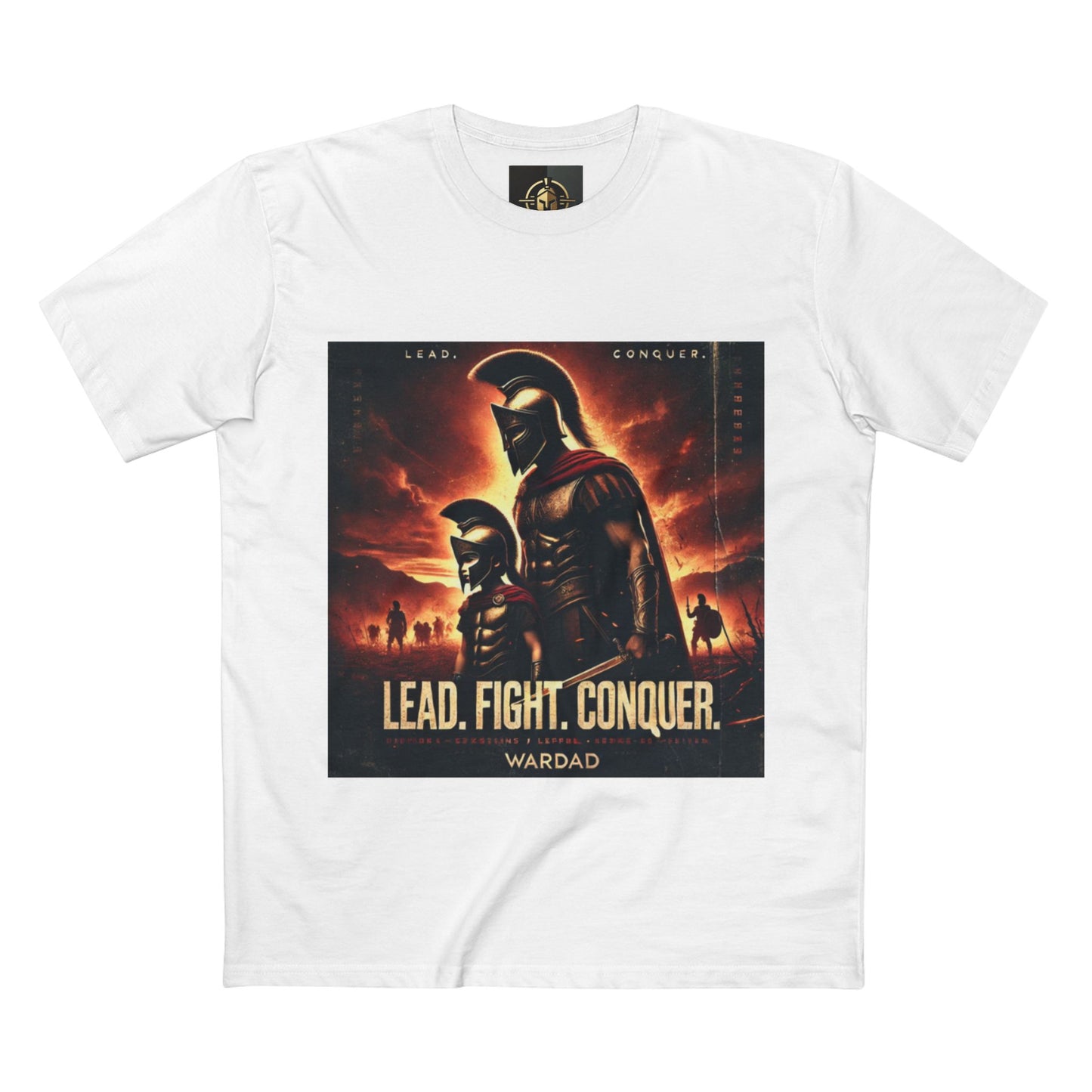 WarDad Spartan Warrior T-Shirt – Lead. Fight. Conquer.